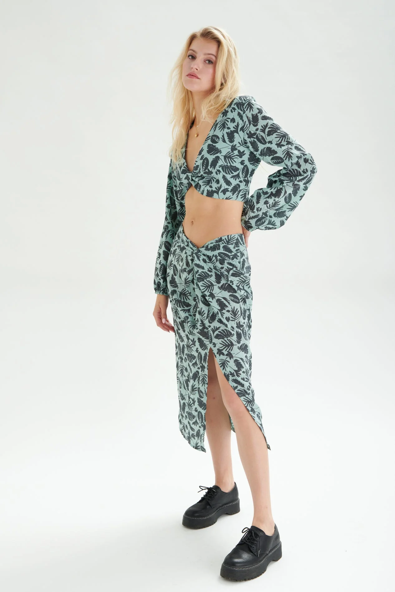 Bluse mit Print - Image 3