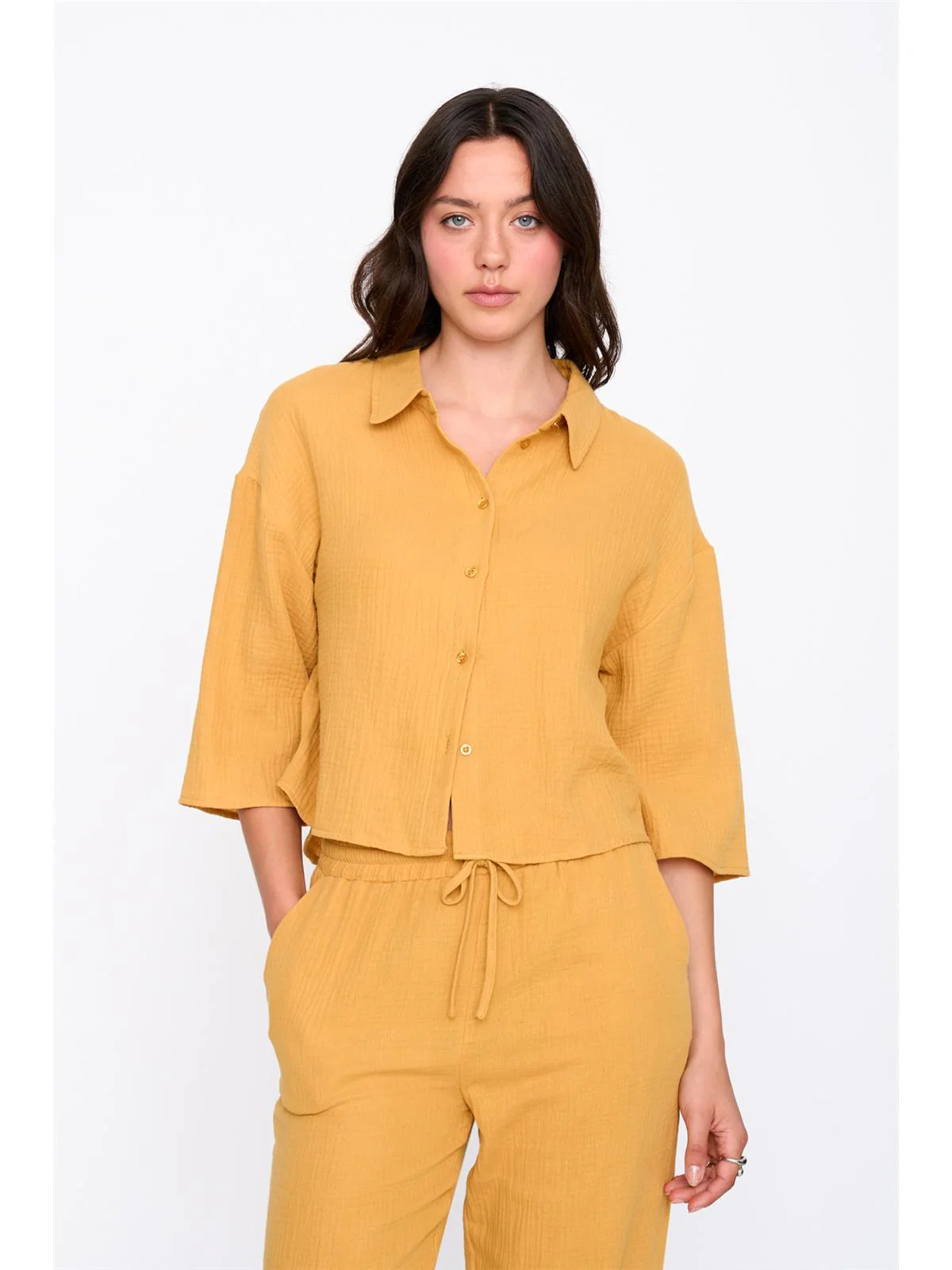 Bluse in Gelb