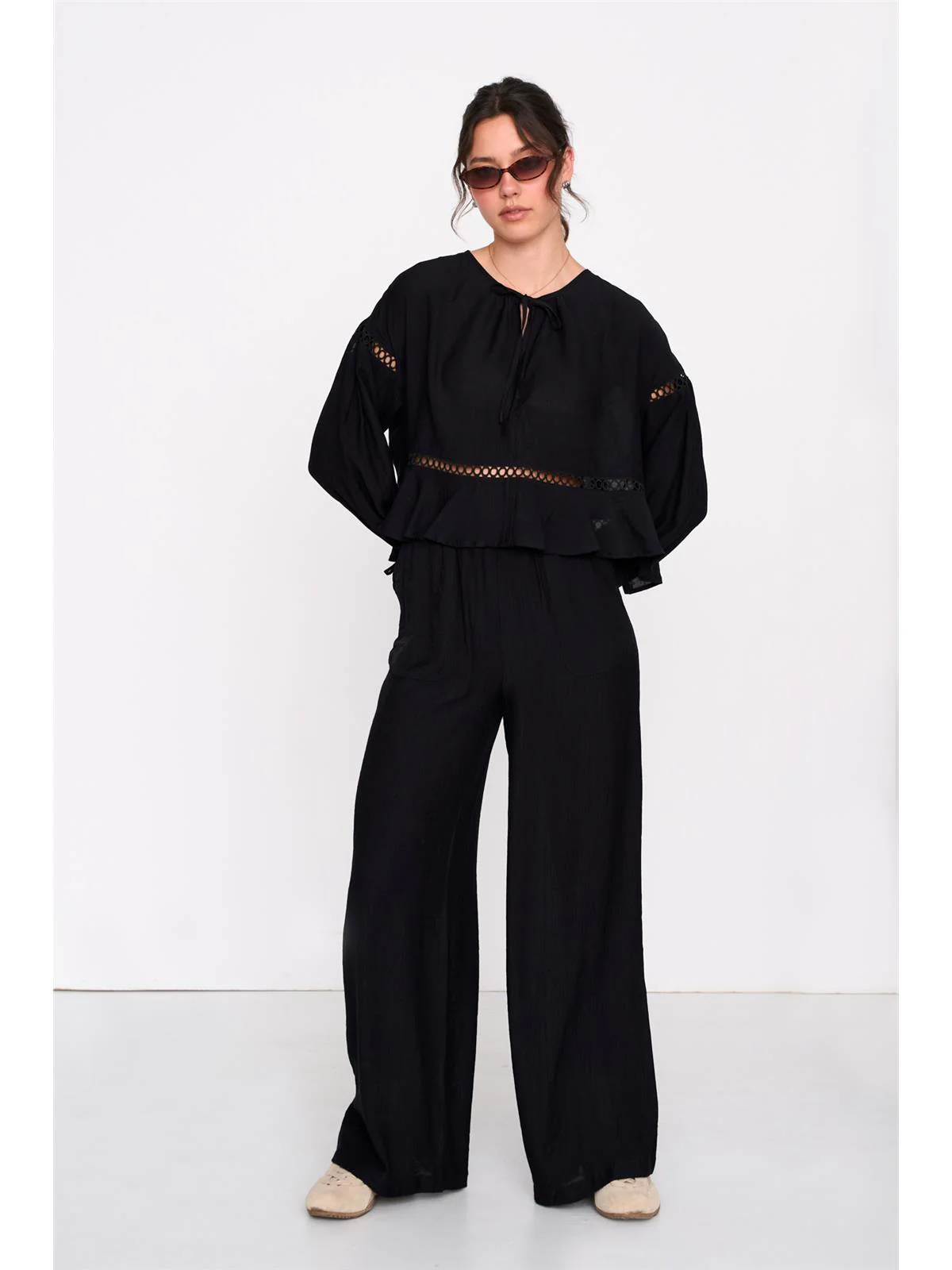 Bluse in Schwarz - Image 2