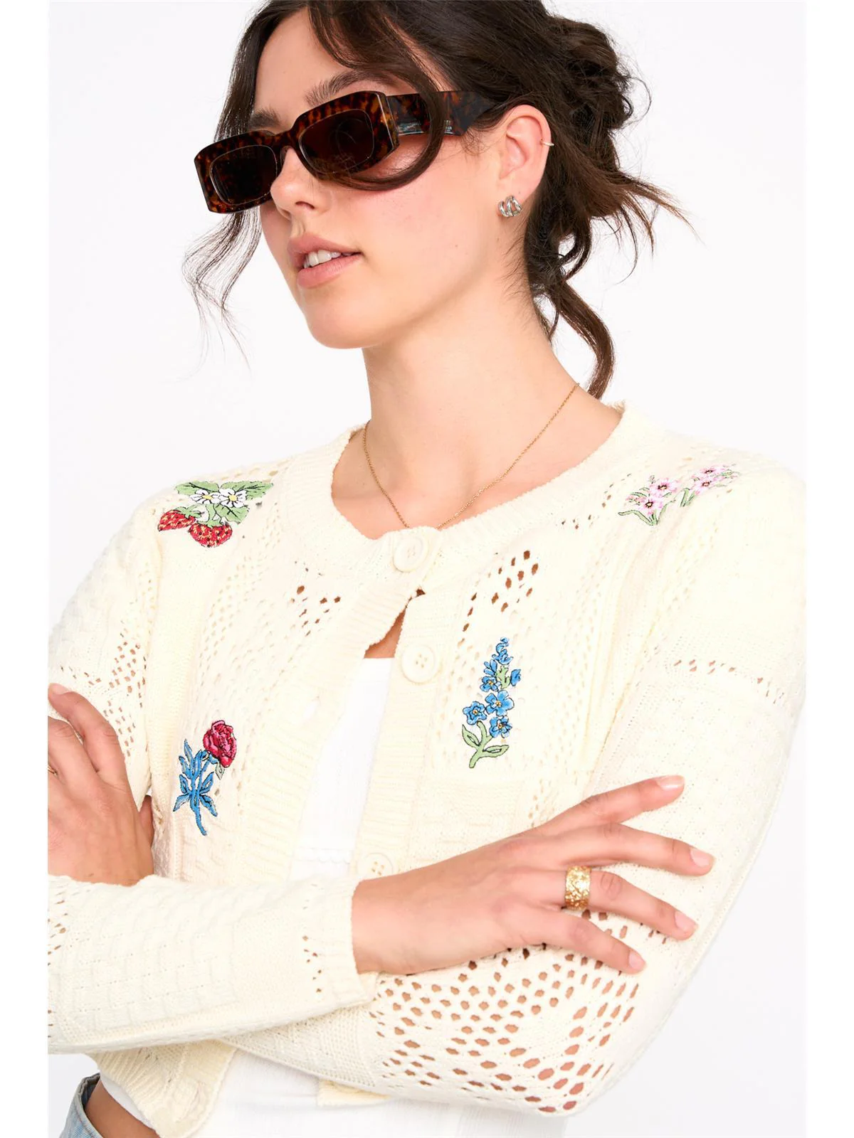 Cardigan mit Stickerei - Image 3