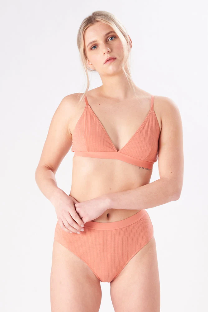 High Waist Slip in hellem braun - Image 3