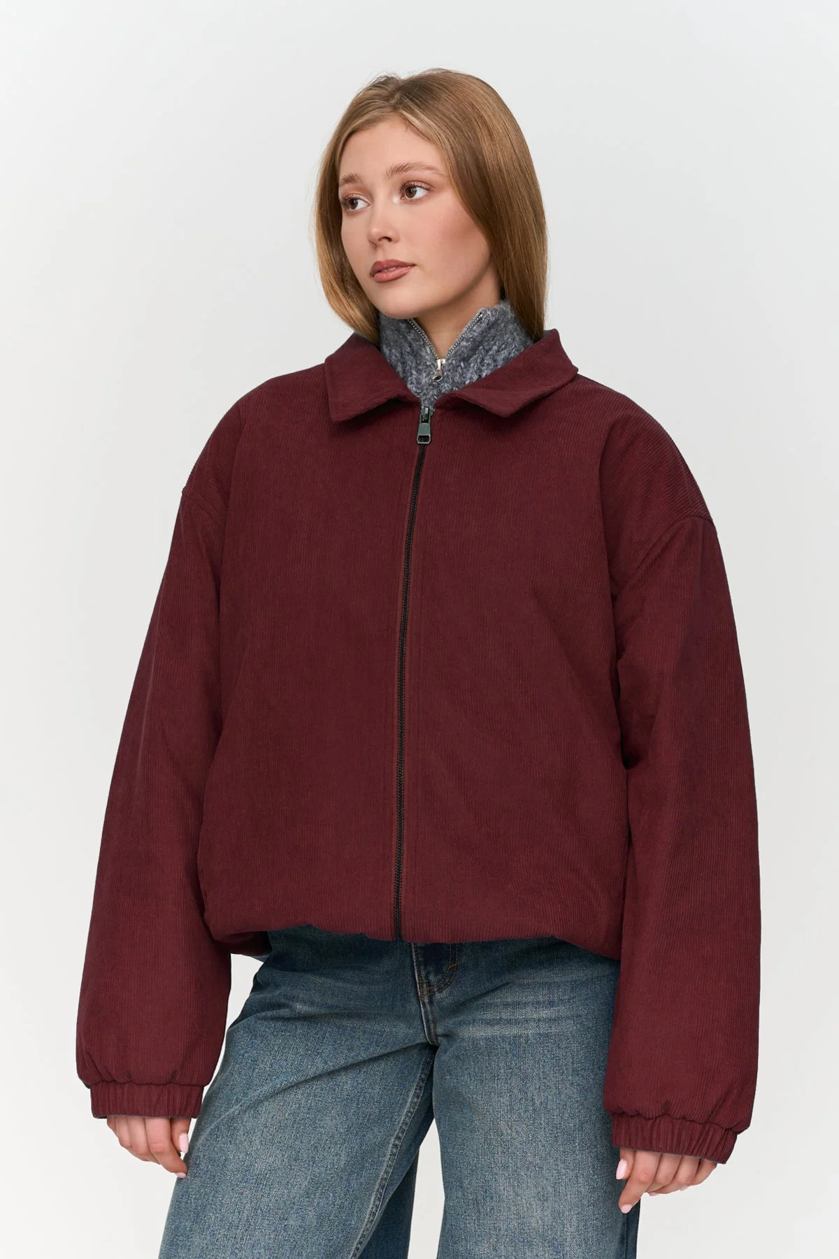 Jacke in Bordeaux - Image 8