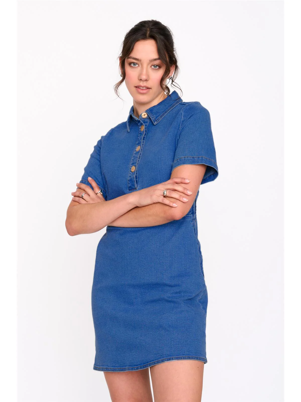 Kleid aus Denim - Image 2