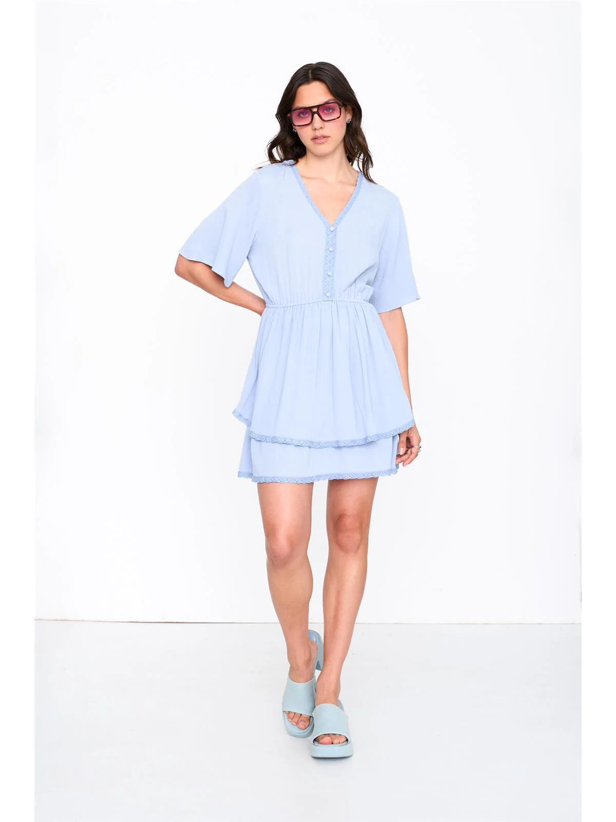 Kleid aus Viskose - Image 2