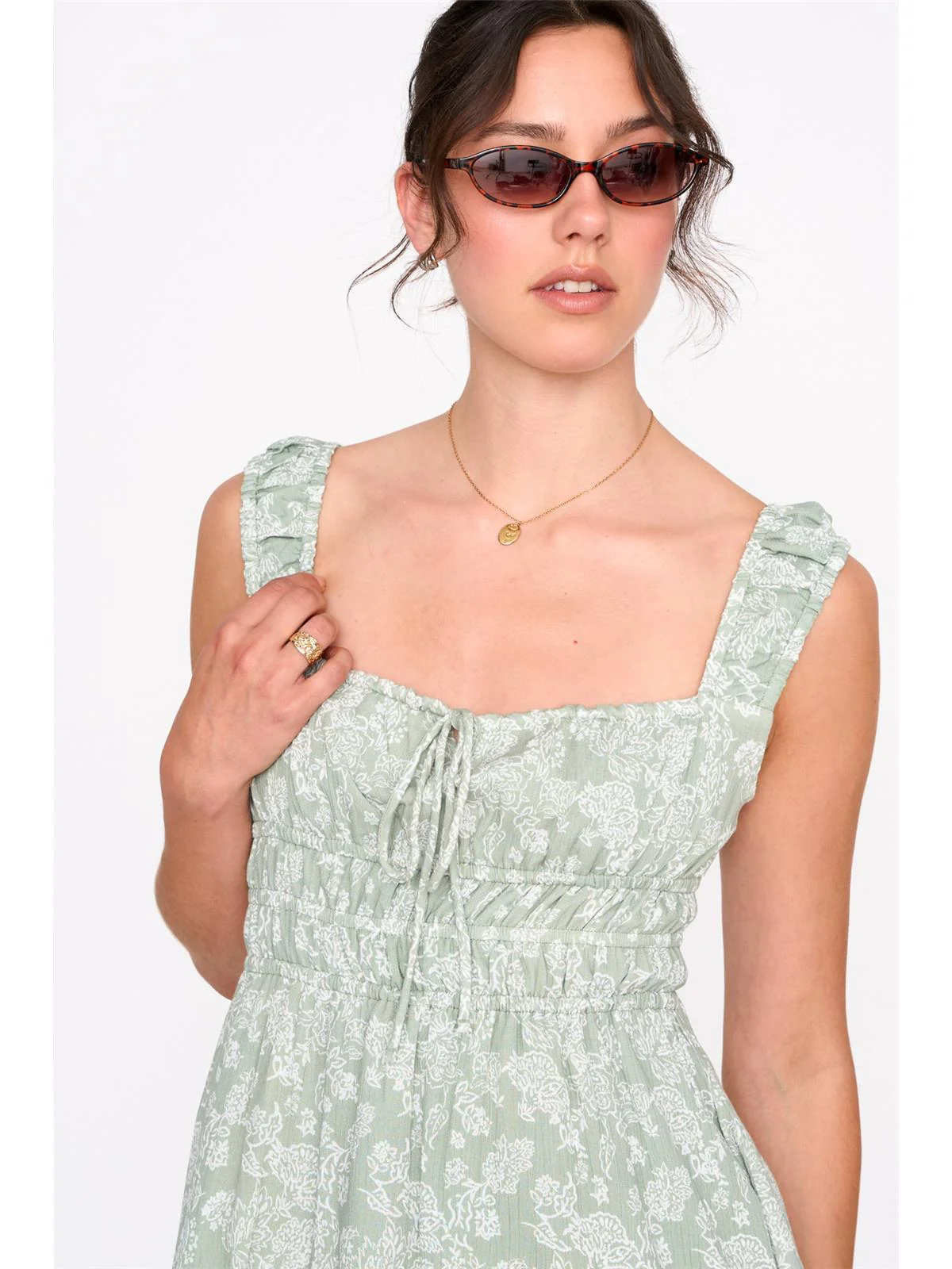 Kleid aus Viskose-Crèpe - Image 3
