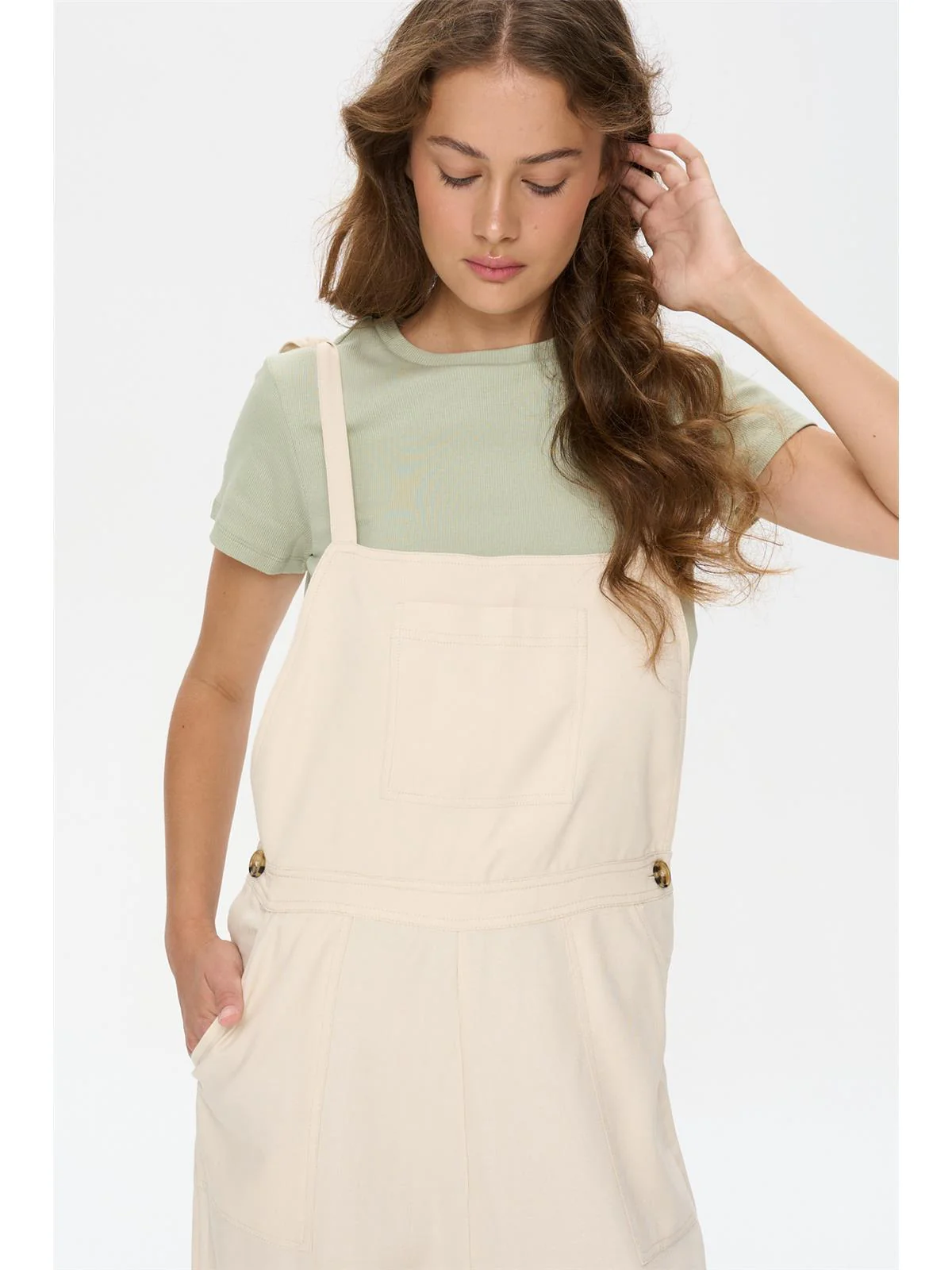 Latzhose in Beige - Image 3