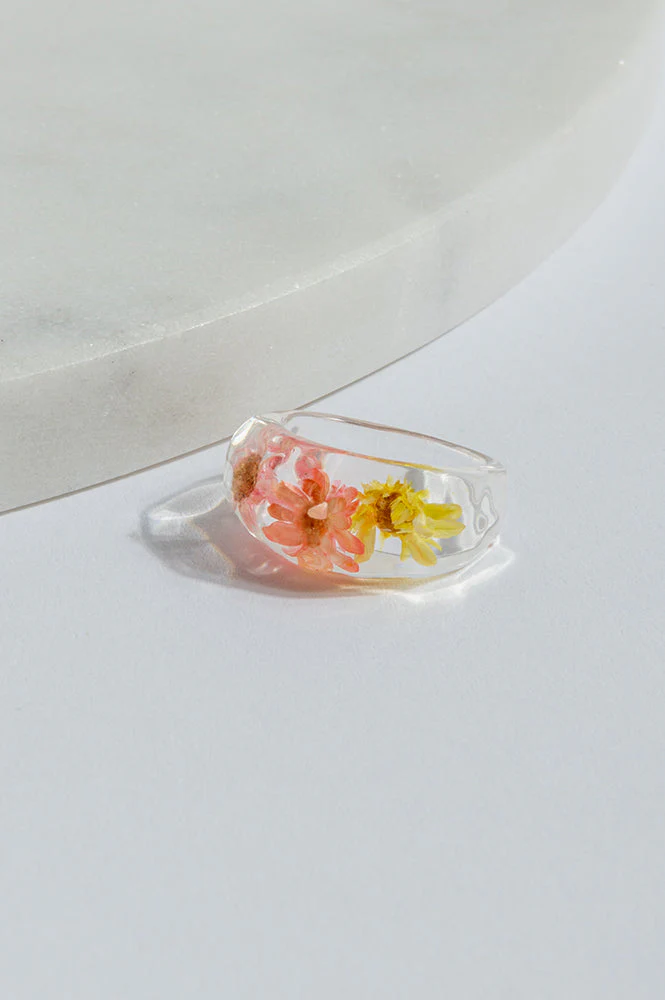 Ring mit Blumenmuster - Image 4