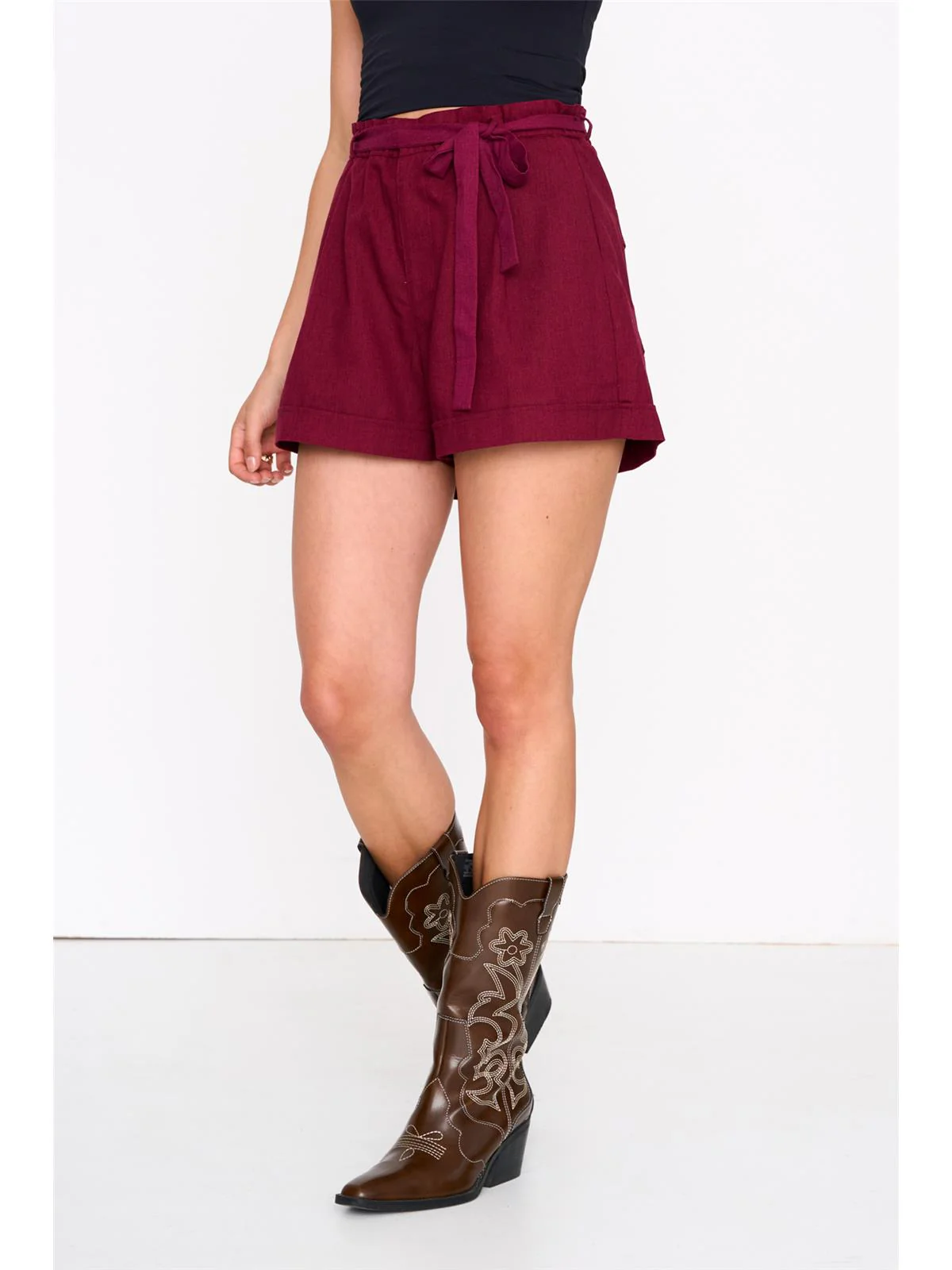Shorts in Burgunder - Image 2