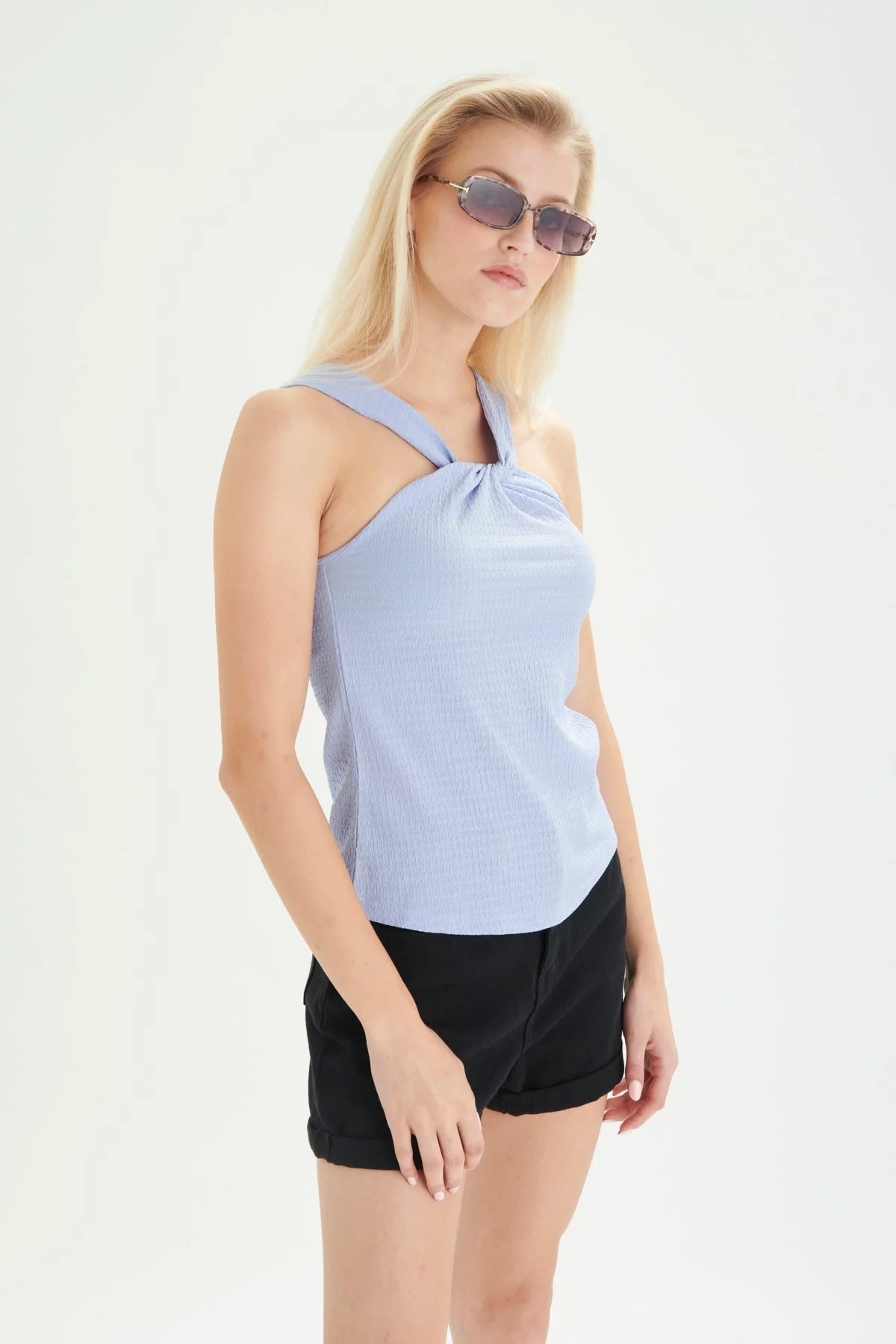 Top in Blau - Image 5
