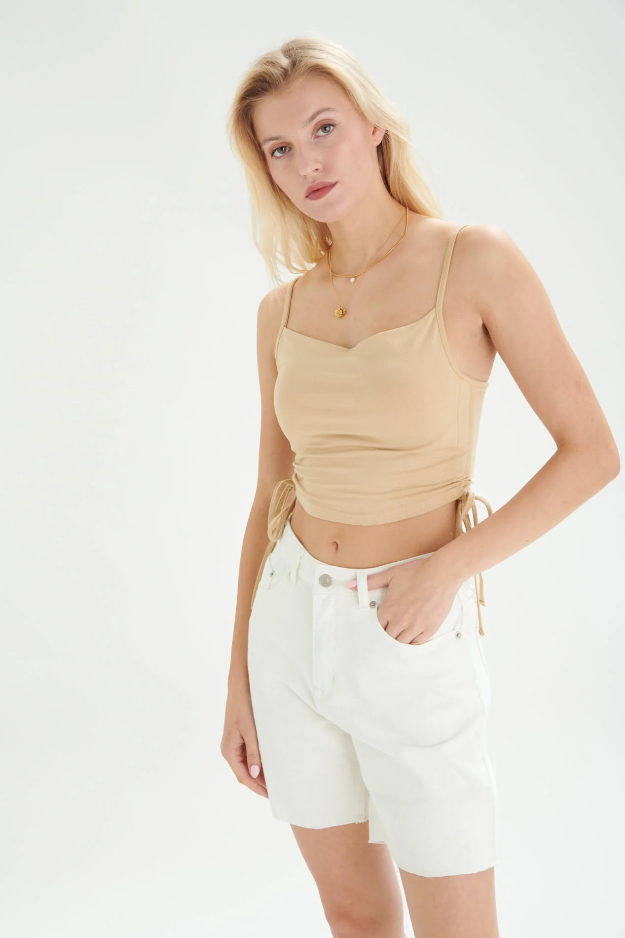 Top in Beige - Image 6