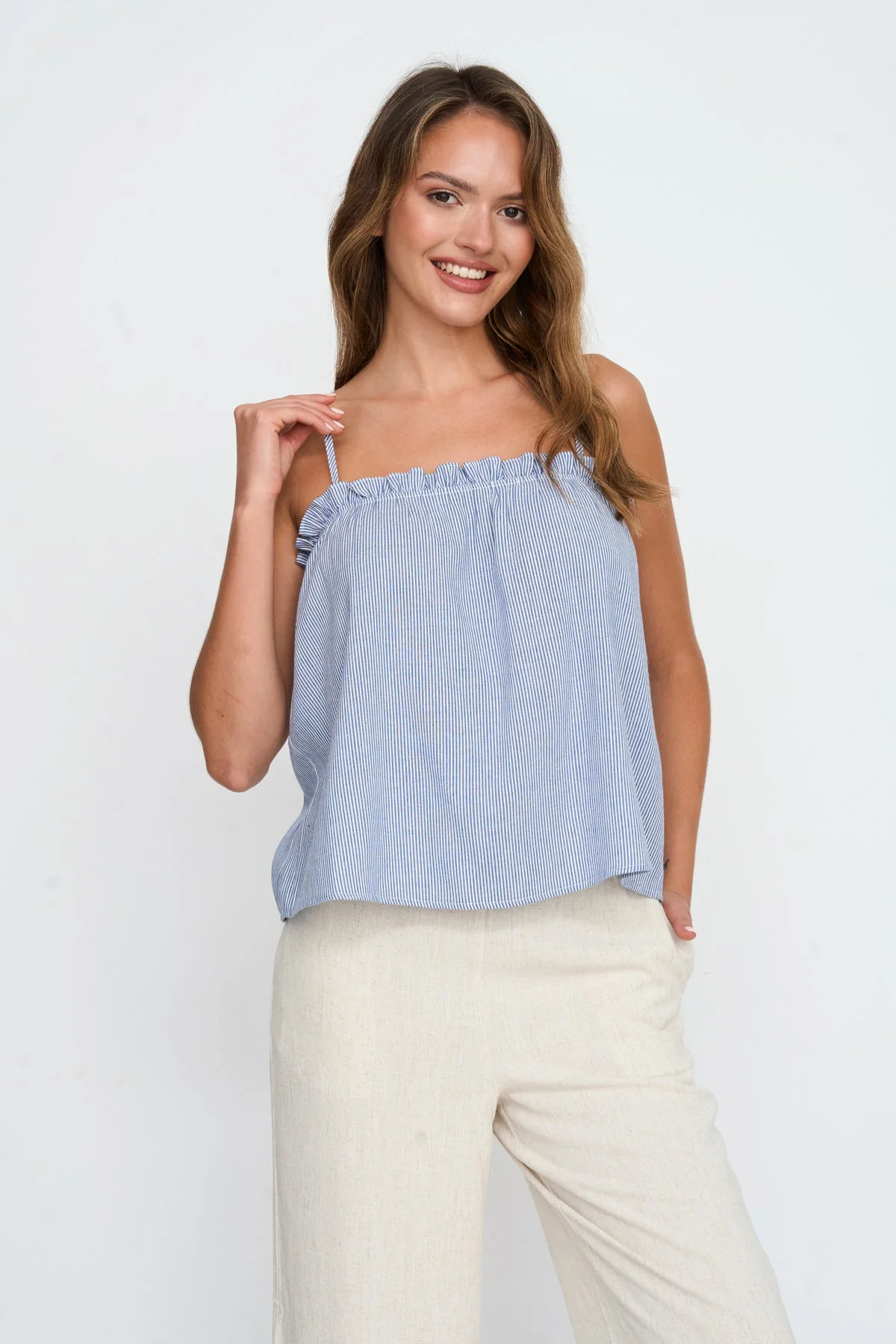 Top in Blau - Image 3