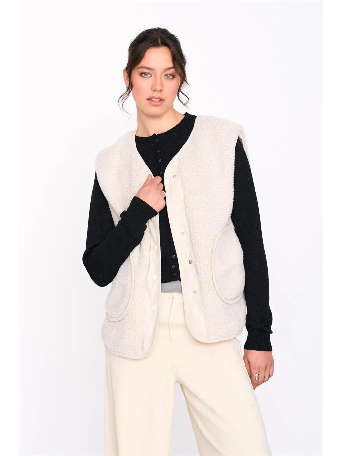 Weste in Off-White - Image 4